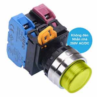 Ảnh của Nút nhấn nhả IDEC YW4L-M2E11Q0Y D22 1NO+1NC (Vàng)