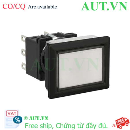 Ảnh của Nút nhấn giữ không đèn IDEC LB8B-A1T2W 2NO+2NC (Trắng)