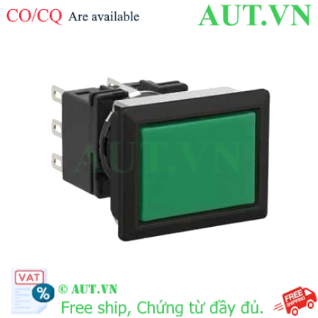 Ảnh của Nút nhấn giữ không đèn IDEC LB8B-A1T3G 3NO+3NC (Xanh)