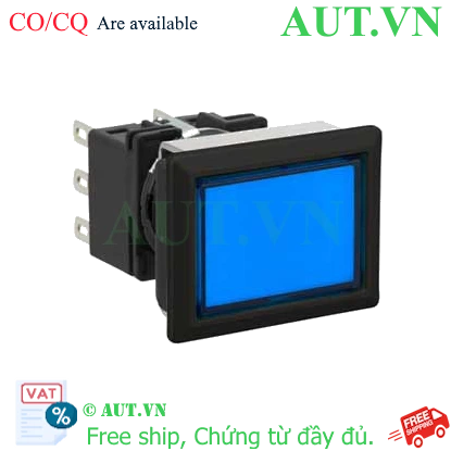 Ảnh của Nút nhấn giữ không đèn IDEC LB8B-A1T3LS 3NO+3NC (Xanh)