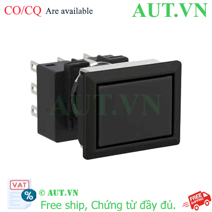 Ảnh của Nút nhấn giữ không đèn IDEC LB8B-A1T6B 2NO+2NC (Đen)