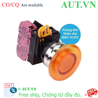 Ảnh của Nút nhấn nhả IDEC YW4L-M4E01Q0A D22 1NC (Hổ phách)