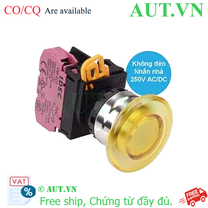 Ảnh của Nút nhấn nhả IDEC YW4L-M4E01Q0Y D22 1NC (Vàng)
