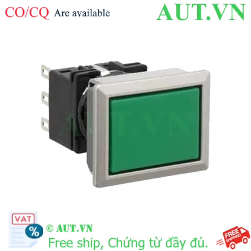 Ảnh của Nút nhấn giữ không đèn IDEC LB8MB-A1T1VG 1NO+1NC (Xanh)