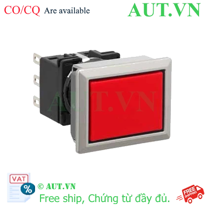 Ảnh của Nút nhấn giữ không đèn IDEC LB8MB-A1T1VR 1NO+1NC (Đỏ)
