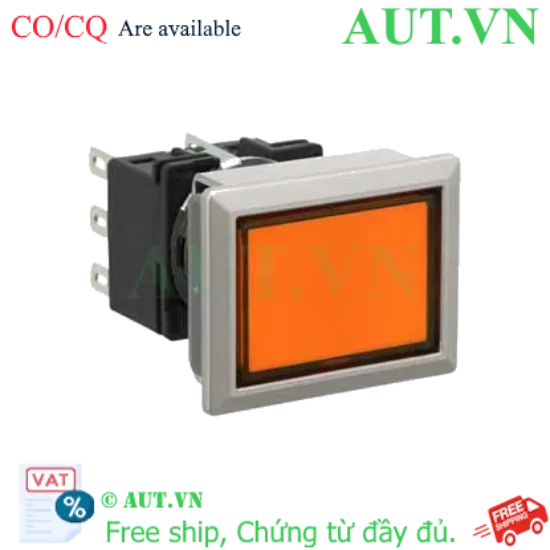 Ảnh của Nút nhấn giữ không đèn IDEC LB8MB-A1T2LA 2NO+2NC (Hổ phách)