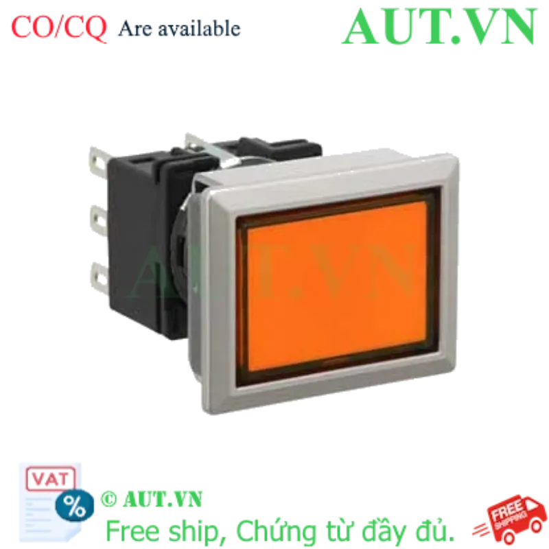 Ảnh của Nút nhấn giữ không đèn IDEC LB8MB-A1T3LA 3NO+3NC (Hổ phách)