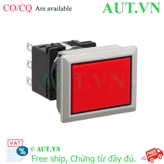 Ảnh của Nút nhấn giữ không đèn IDEC LB8MB-A1T3LR 3NO+3NC (Đỏ)