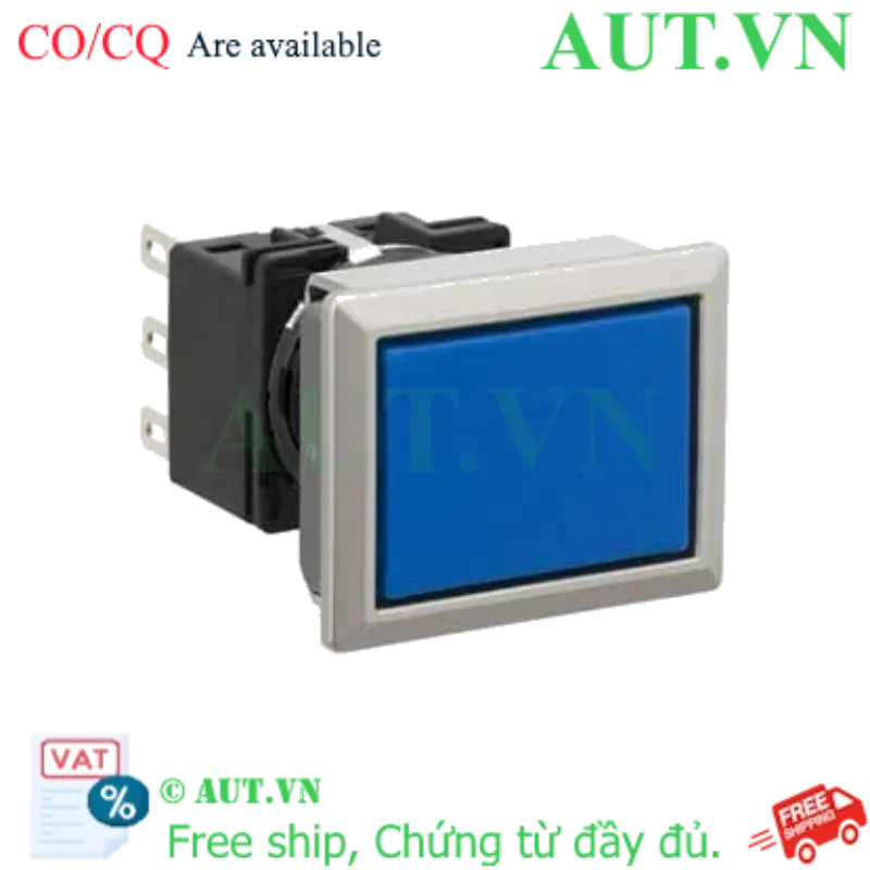 Ảnh của Nút nhấn giữ không đèn IDEC LB8MB-A1T3S 3NO+3NC (Xanh)