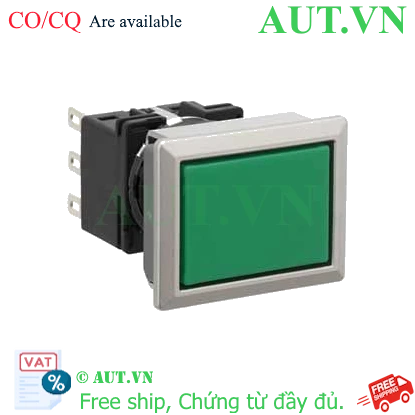 Ảnh của Nút nhấn giữ không đèn IDEC LB8MB-A1T6G 2NO+2NC (Xanh)
