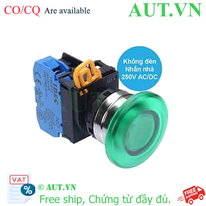 Ảnh của Nút nhấn nhả IDEC YW4L-M4E10Q0G D22 1NO (Xanh)