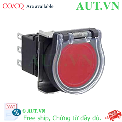 Ảnh của Nút nhấn giữ không đèn IDEC LBW6GB-A1T1LR D22 1NO+1NC (Đỏ)