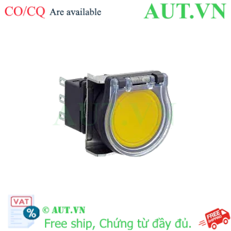 Ảnh của Nút nhấn giữ không đèn IDEC LBW6GB-A1T2LY D22 2NO+2NC (Vàng)