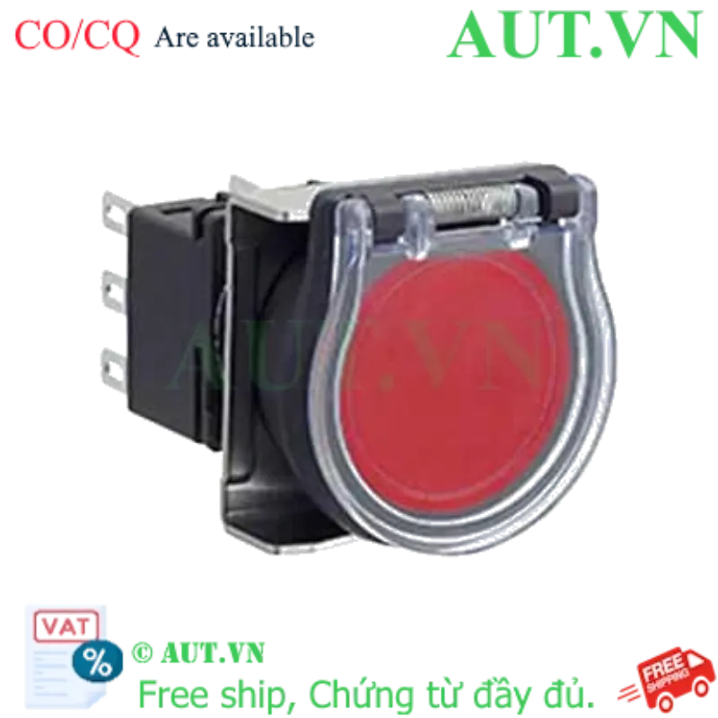 Ảnh của Nút nhấn giữ không đèn IDEC LBW6GB-A1T2R D22 2NO+2NC (Đỏ)