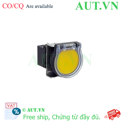 Ảnh của Nút nhấn giữ không đèn IDEC LBW6GB-A1T2VLY D22 2NO+2NC (Vàng)