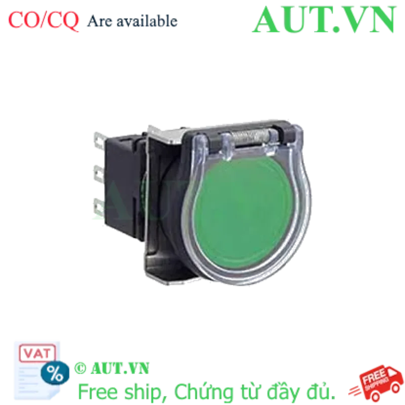 Ảnh của Nút nhấn giữ không đèn IDEC LBW6GB-A1T3G D22 3NO+3NC (Xanh)