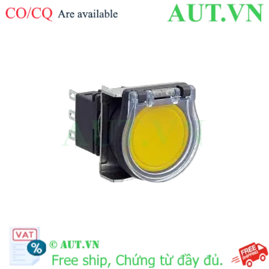 Ảnh của Nút nhấn giữ không đèn IDEC LBW6GB-A1T3LY D22 3NO+3NC (Vàng)