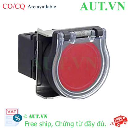 Ảnh của Nút nhấn giữ không đèn IDEC LBW6GB-A1T3VR D22 3NO+3NC (Đỏ)