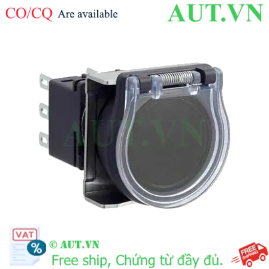 Ảnh của Nút nhấn giữ không đèn IDEC LBW6GB-A1T6B D22 2NO+2NC (Đen)