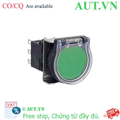 Ảnh của Nút nhấn giữ không đèn IDEC LBW6GB-A1T6G D22 2NO+2NC (Xanh)