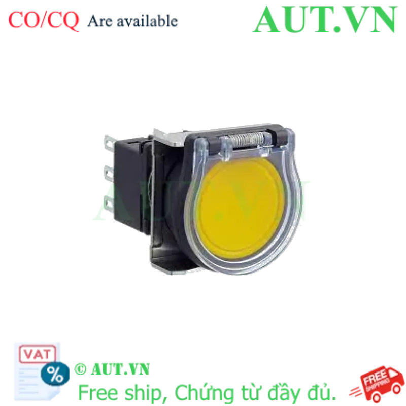 Ảnh của Nút nhấn giữ không đèn IDEC LBW6GB-A1T7LY D22 3NO+3NC (Vàng)