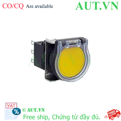 Ảnh của Nút nhấn giữ không đèn IDEC LBW6GB-A1T7Y D22 3NO+3NC (Vàng)