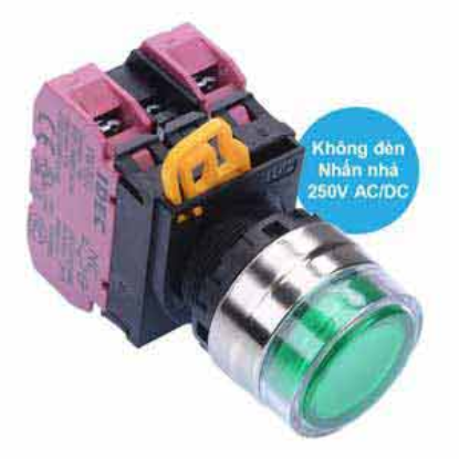 Ảnh của Nút nhấn nhả IDEC YW4L-MF2E02Q0G D22 2NC (Xanh)