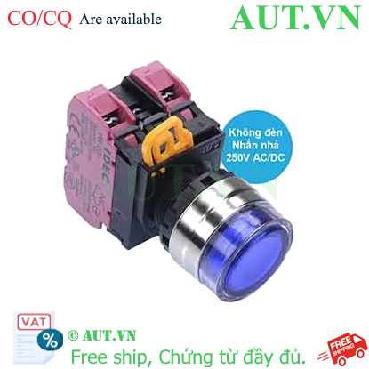Ảnh của Nút nhấn nhả IDEC YW4L-MF2E02Q0S D22 2NC (Xanh)