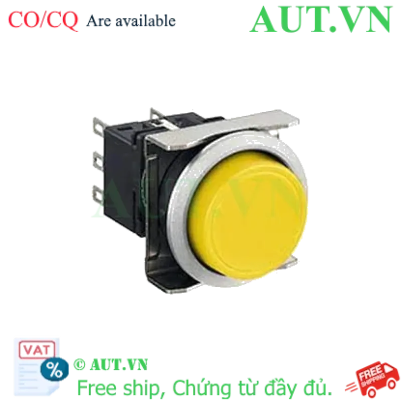 Ảnh của Nút nhấn giữ không đèn IDEC LBW6MB-A1T1VLR D22 1NO+1NC (Đỏ)