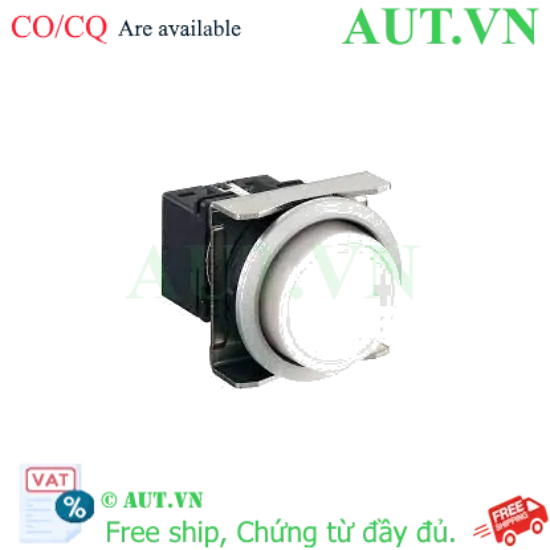Ảnh của Nút nhấn giữ không đèn IDEC LBW6MB-A1T1VLW D22 1NO+1NC (Trắng)