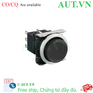 Ảnh của Nút nhấn giữ không đèn IDEC LBW6MB-A1T2LB D22 2NO+2NC (Đen)