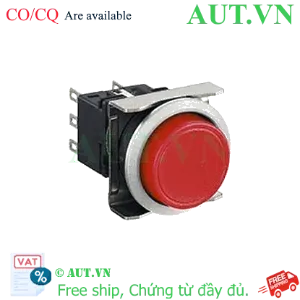 Ảnh của Nút nhấn giữ không đèn IDEC LBW6MB-A1T2LR D22 2NO+2NC (Đỏ)