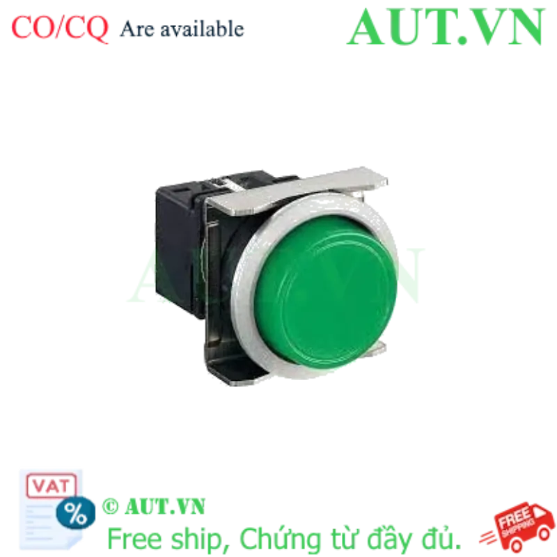 Ảnh của Nút nhấn giữ không đèn IDEC LBW6MB-A1T2VG D22 2NO+2NC (Xanh)
