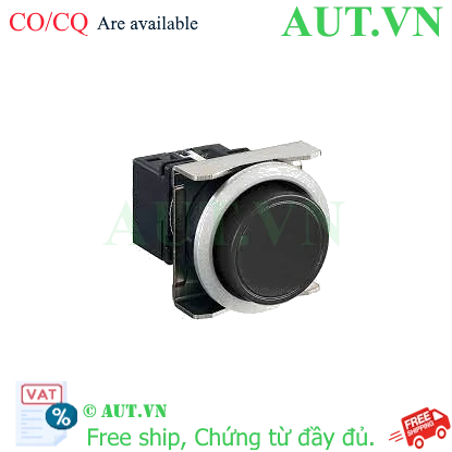 Ảnh của Nút nhấn giữ không đèn IDEC LBW6MB-A1T2VLB D22 2NO+2NC (Đen)