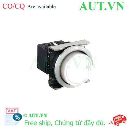 Ảnh của Nút nhấn giữ không đèn IDEC LBW6MB-A1T2VLW D22 2NO+2NC (Trắng)