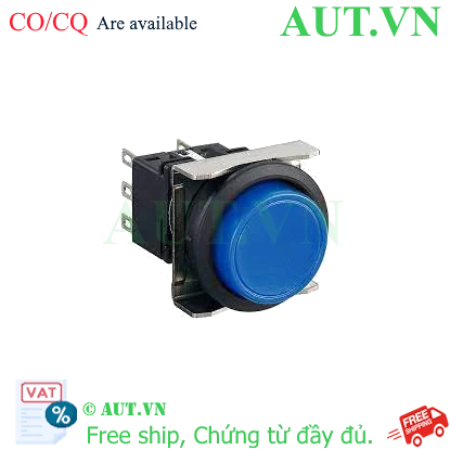 Ảnh của Nút nhấn giữ không đèn IDEC LBW6MB-A1T3LS D22 3NO+3NC (Xanh)