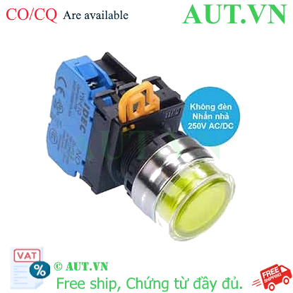 Ảnh của Nút nhấn nhả IDEC YW4L-MF2E10Q0Y D22 1NO (Vàng)