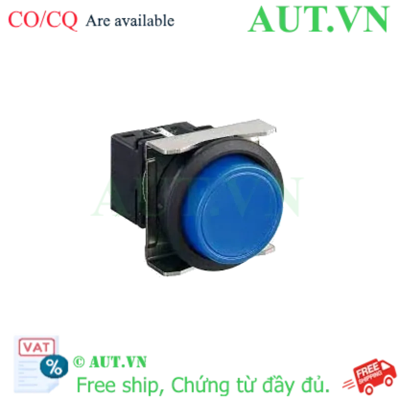 Ảnh của Nút nhấn giữ không đèn IDEC LBW6MB-A1T3VLS D22 3NO+3NC (Xanh)