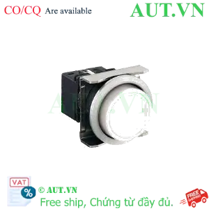 Ảnh của Nút nhấn giữ không đèn IDEC LBW6MB-A1T3VLW D22 3NO+3NC (Trắng)