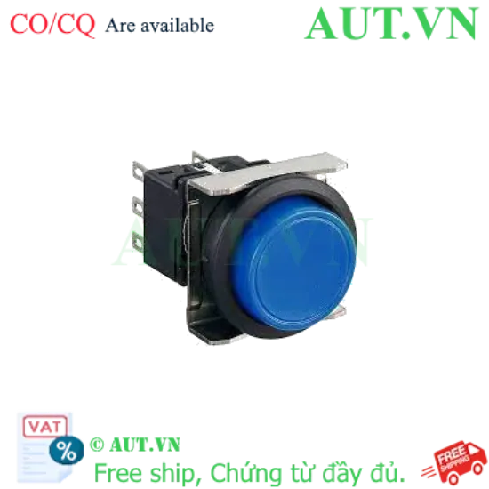 Ảnh của Nút nhấn giữ không đèn IDEC LBW6MB-A1T6LS D22 2NO+2NC (Xanh)
