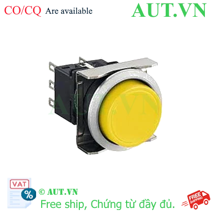 Ảnh của Nút nhấn giữ không đèn IDEC LBW6MB-A1T6LY D22 2NO+2NC (Vàng)