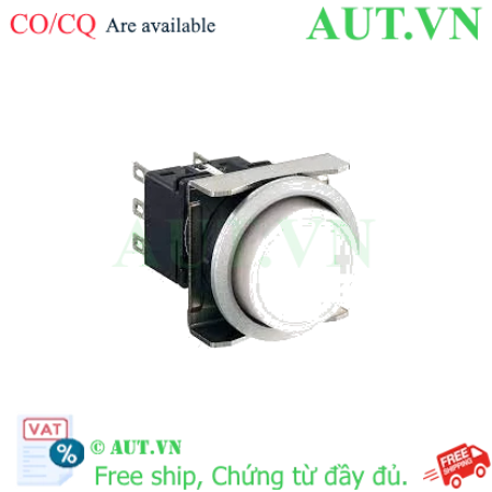 Ảnh của Nút nhấn giữ không đèn IDEC LBW6MB-A1T6W D22 2NO+2NC (Trắng)