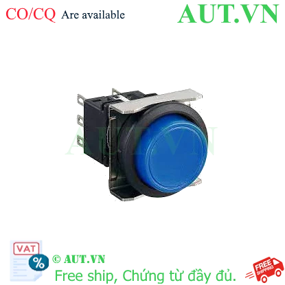 Ảnh của Nút nhấn giữ không đèn IDEC LBW6MB-A1T7LS D22 3NO+3NC (Xanh)