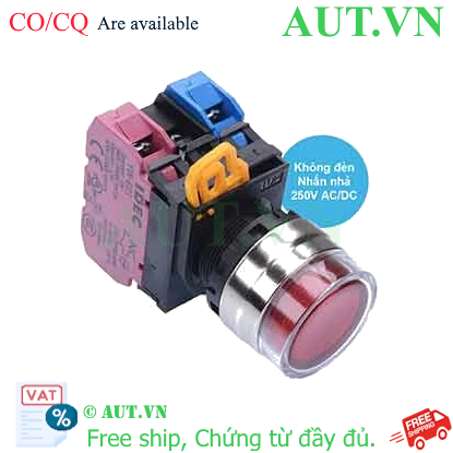 Ảnh của Nút nhấn nhả IDEC YW4L-MF2E11Q0R D22 1NO+1NC (Đỏ)