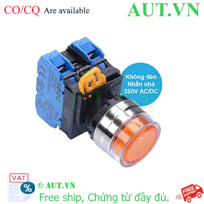 Ảnh của Nút nhấn nhả IDEC YW4L-MF2E20Q0A D22 2NO (Hổ phách)