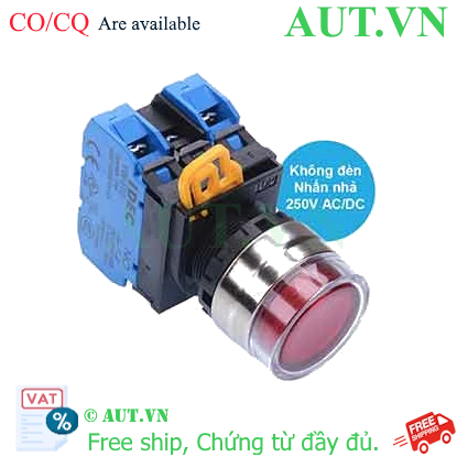 Ảnh của Nút nhấn nhả IDEC YW4L-MF2E20Q0R D22 2NO (Đỏ)