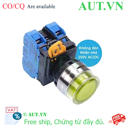 Ảnh của Nút nhấn nhả IDEC YW4L-MF2E20Q0Y D22 2NO (Vàng)