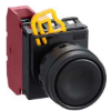 Ảnh của Nút nhấn giữ không đèn IDEC YW1B-A1E01B D22 1NC (Đen)