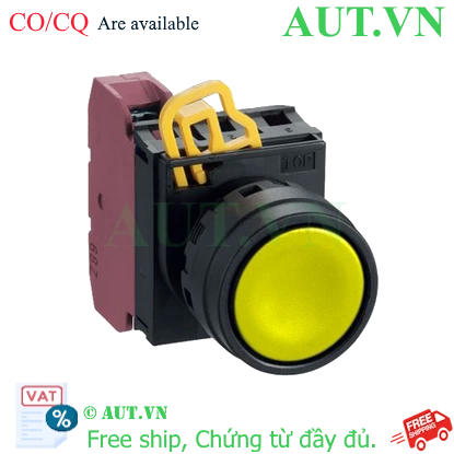 Ảnh của Nút nhấn giữ không đèn IDEC YW1B-A1E01Y D22 1NC (Vàng)