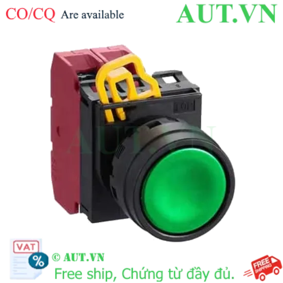Ảnh của Nút nhấn giữ không đèn IDEC YW1B-A1E02G D22 2NC (Xanh)